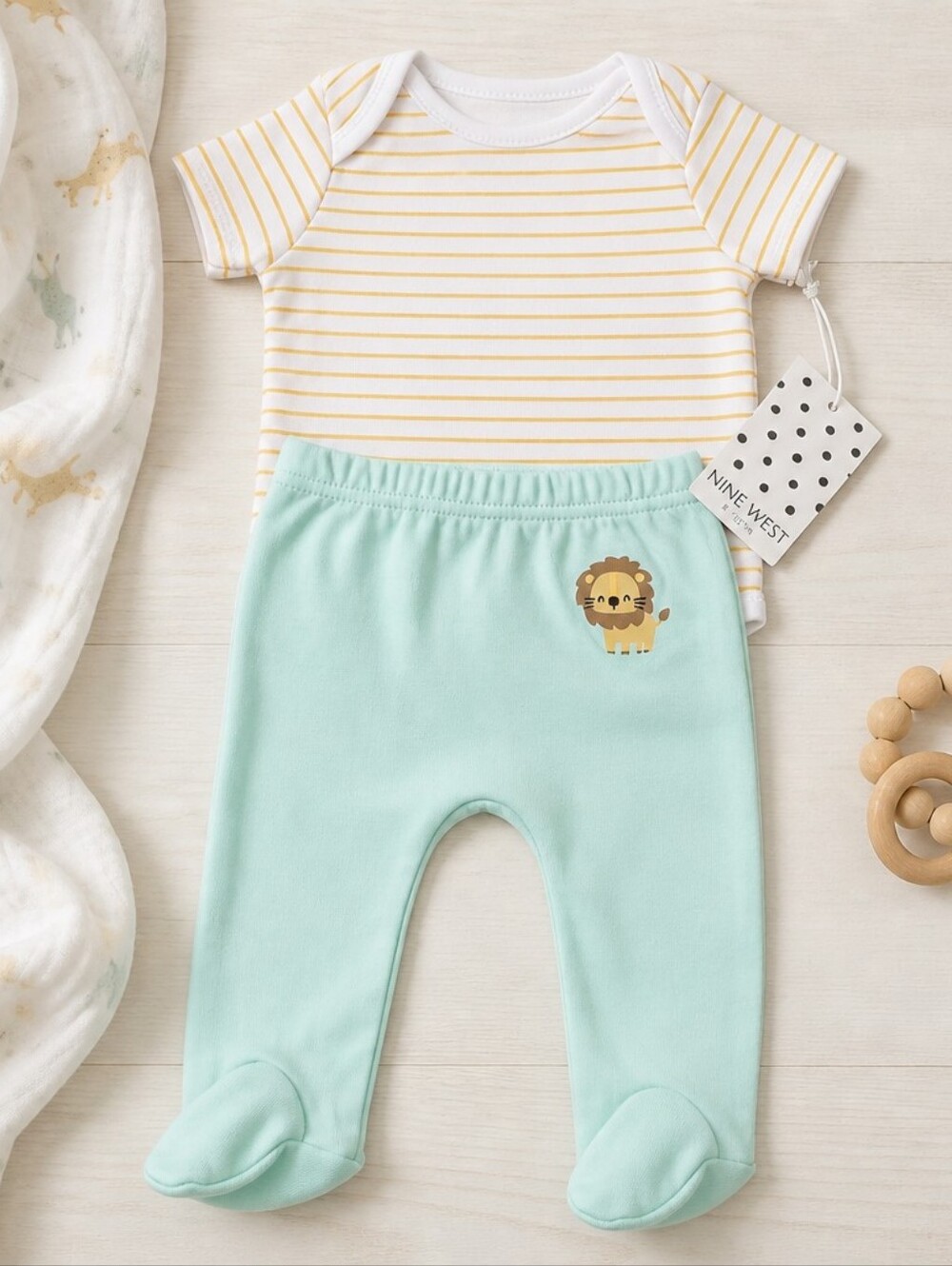 New 🔥 Nine west baby boy outfit sz 6/9 months